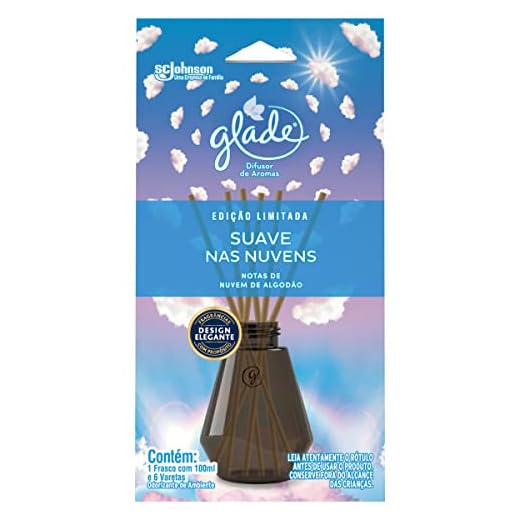 Glade Aromatizador de Ambiente Difusor Suave Nas Nuvens Edição Limitada 100ml