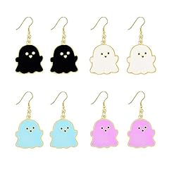 4 Pairs Ghost Earrings