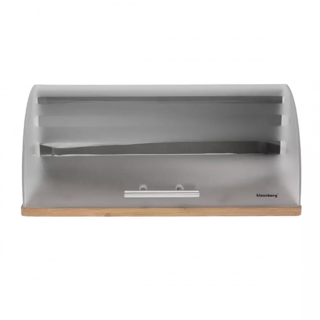 Panera, fiambrera, 39 x 31 x 16 cm con estructura de madera y cubierta transparente