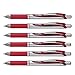 Produktbild Pentel Gel-Tintenroller EnerGel mit Druckmechanik, 6 Stück, 0.7mm (rot, 6er Pack)