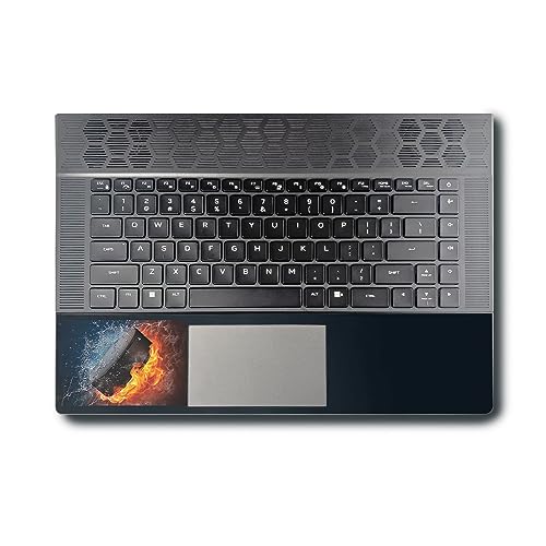 Image of MightySkins Skin Compatible with Alienware X16 R1 (2023) Full Wrap Kit - Hockey Fire | Protective, Durable, and Unique Vinyl Decal wrap Cover | Easy to Apply & Change Styles | Made in The USA