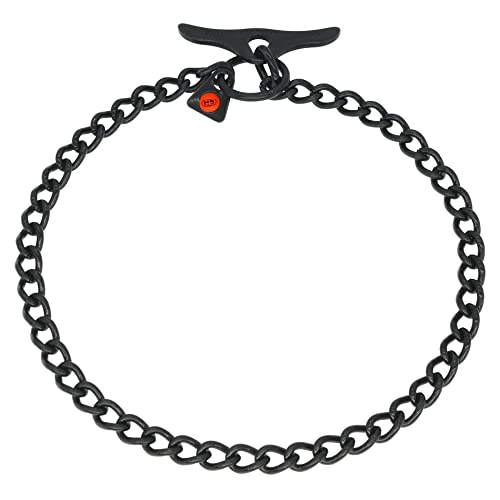 Herm Sprenger Black Stainless Steel Dog Training Collar with Toggle and Round Links Dog Chain for Small Medium Large Dogs Made in Germany (24in (Neck Size up to 22in)) by Herm Sprenger - Used condition - Image 8