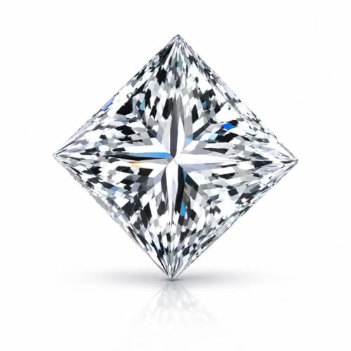 Princess Loose Lab-Grown Diamond 3.5 Carat TW, IGI Certified, High Clarity VVS2-VS1, D-E Color