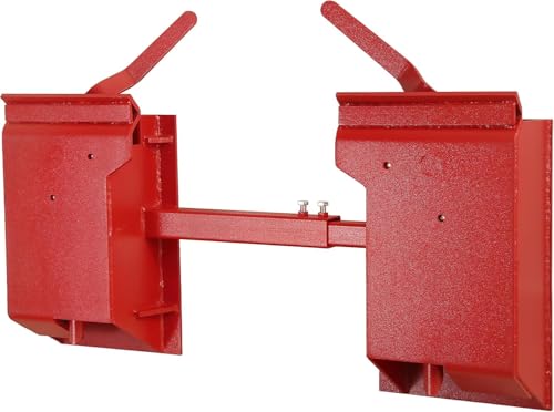 OLIPIC Universal Skid Steer Quick Tach Conversion Adapter, 4000LBS, Red, Compatible with Tractors & Loaders, Plate-F