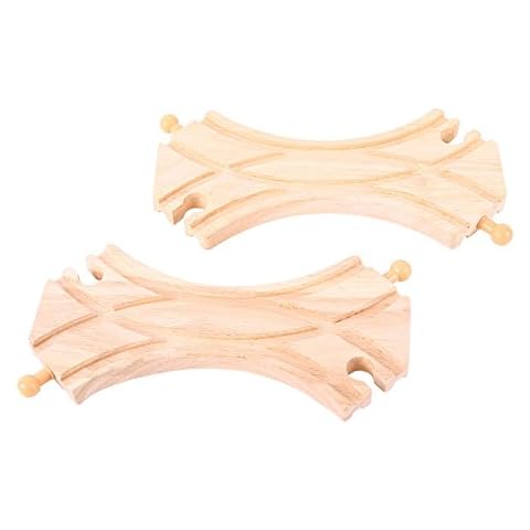 Bigjigs Rail Wooden Double Curved Track Set Cover