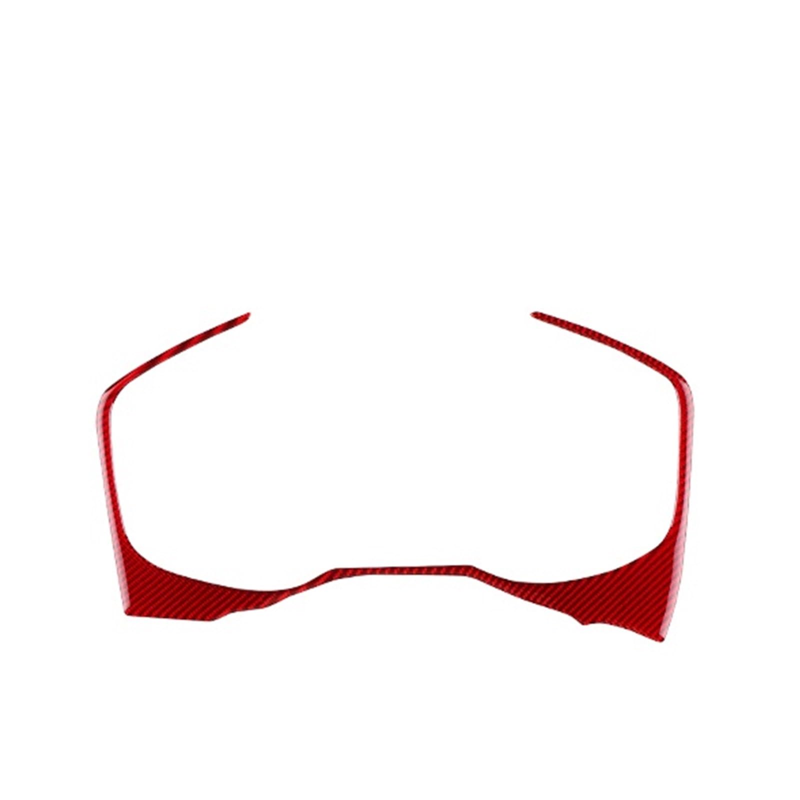 Car Trim Interior for Toyota for RAV4 for XA50 2019-2025 LHD RHD Car Speedometer Frame Trim Soft Carbon Fiber Sticker Interior Mouldings(RHD Red Carbon)
