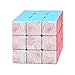 Hand Painted Rose Flower Plant Magic Cube Puzzle 3x3 Toy Game Play