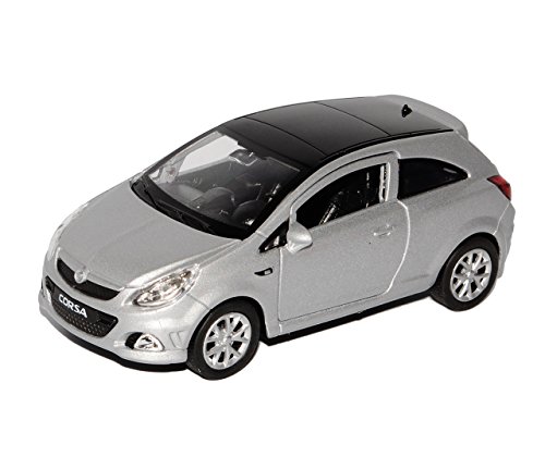 Welly Opel Corsa D Silber 3 TÜrer Ca 1/43 1/36-1/46 Modellauto Modell Auto