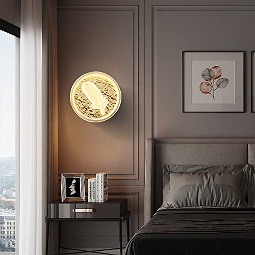 Lampe murale de base LED design plume pour coin lecture calme - 3