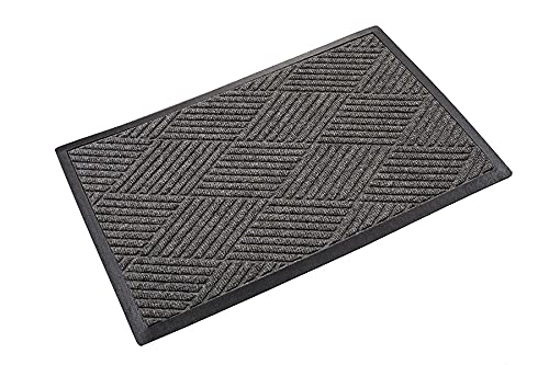 CrownMatting S1R035ST Technologies Super-Soaker Diamond Mat, Traps Dirt and Retains Moisture, for Heavy Traffic Areas, 36 X 60, 3' X 5'