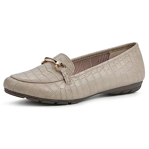 Image of CLIFFS BY WHITE MOUNTAIN Women's Glowing Cushioned Loafer Flat
