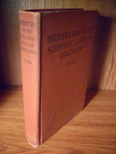 Introduction to the Scientific Study of Education B000S8WRYQ Book Cover