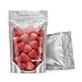 Stand Up Pouch Bags, 6" x 9", Heavy Duty, 100 Pack, Clear Front with Aluminum Foil Back - Resealable Ziplock and Heat Sealable for Food Storage