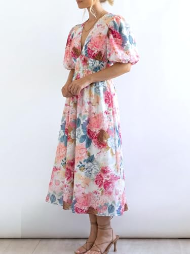 Image of Sissyaki Women's Floral Maxi Dress 2026 Summer Spring Wedding Guest Dress