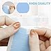 HOIRIX Double Sided Hair Extension Replacement Tape for Hair Extensions Wig Tape Replacement Beauty Tool (Multicolor, 8 Sheets)