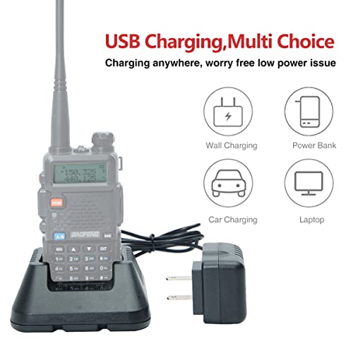 Baofeng 4330374064 Charger Uv-5R Bf-F8Hp Charger Two-Way Radio Charger 100V-240V thumb #1