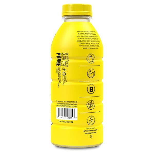 Bebida deportiva Prime Hydration Drink «Lemonada» con sabor natural, 10
