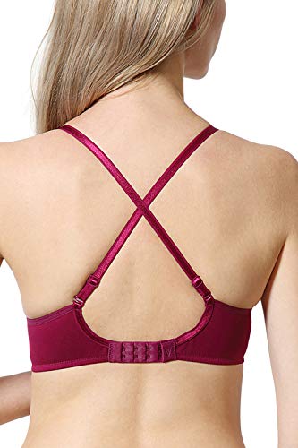 Image of Van Heusen Women's Everyday Cotton Bra|Medium Coverage|Non Padded|Non Wired|Seamless Moulded Cups|Anti Bacterial Tech| Keeps you Fresh|Sweat Absorbent|No Slip Soft Straps|Detachable Straps|Style 11001