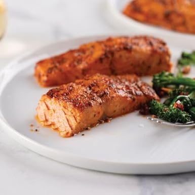 Omaha Steaks Seafood Variety Pack (Stuffed Sole With Scallops and Crabmeat, Wild Argentinian Red Shrimp, Pub-Style Cod, Marinated Salmon Fillets, and Redhook Ale Beer-Battered Shrimp)