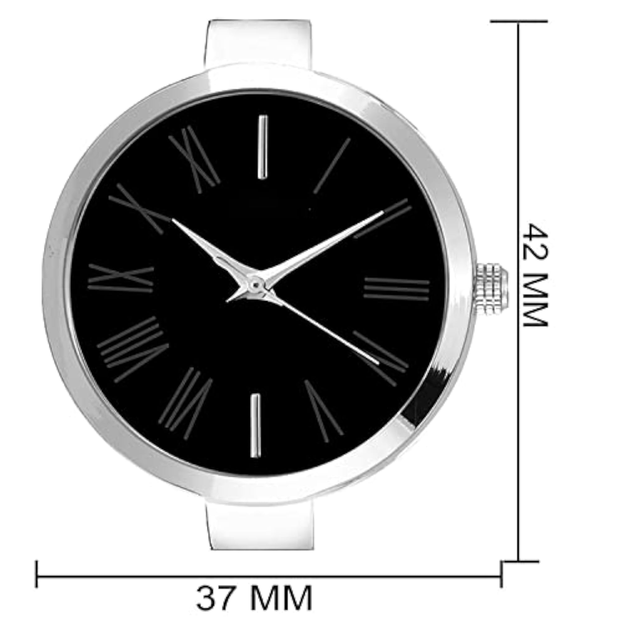 Women's Analog Black Dial Watch, Gift for Her