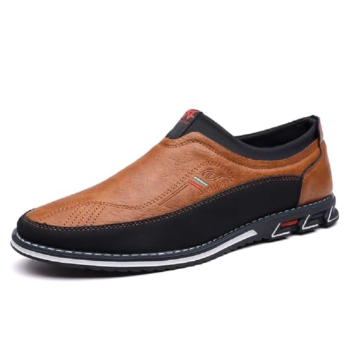 Image of Men's Oxford Business Casual Shoes Office Loafers Dress Comfort Driving Shoes