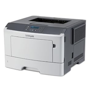 Lexmark MS410D Laserprinter (1200 dpi, USB 2.0, 54 dB (A), DIN A4) grafiet/wit