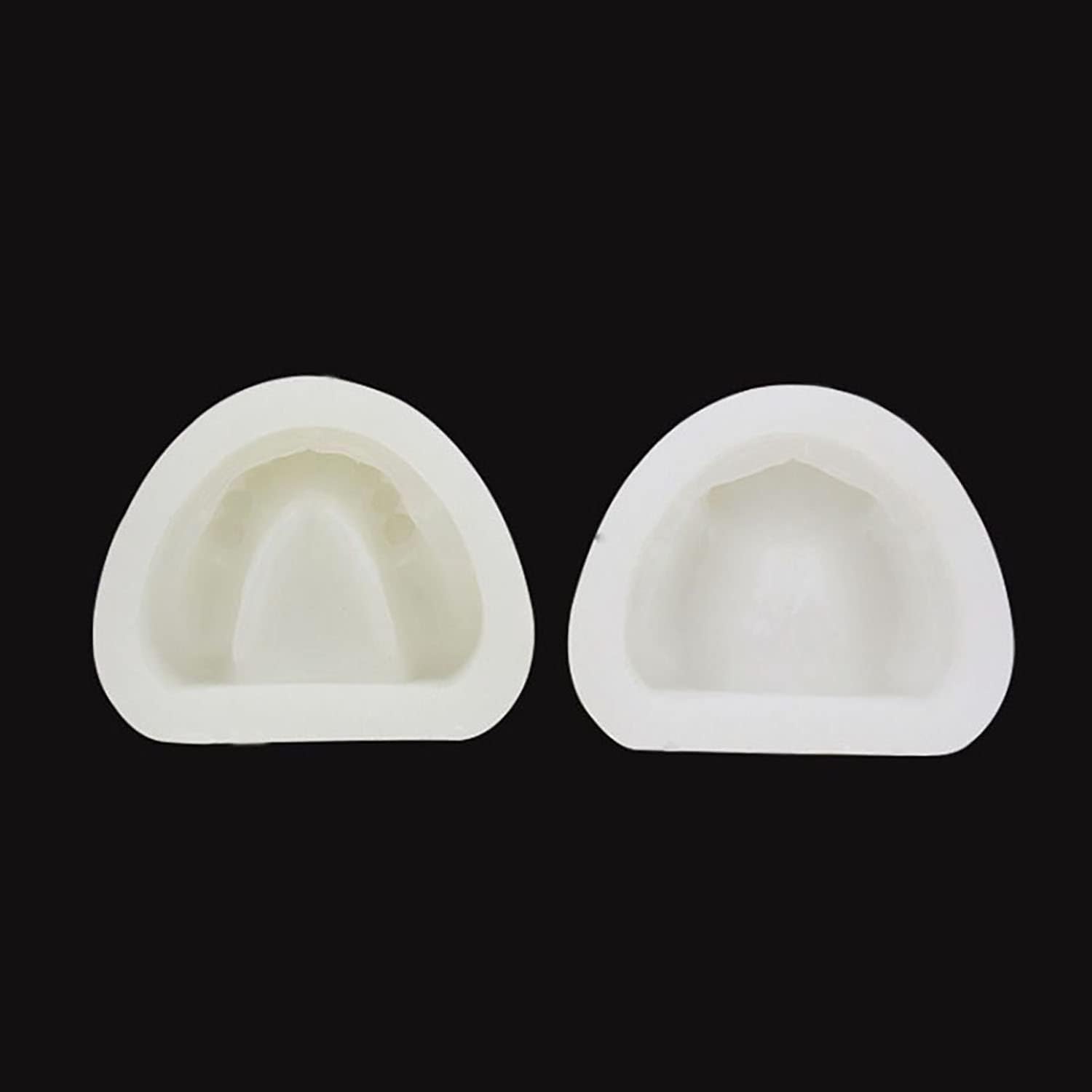 Dental Plaster Model Mold Split Soft Silicone Rubber Base Former Base Lab Tools. (Whole Tooth)