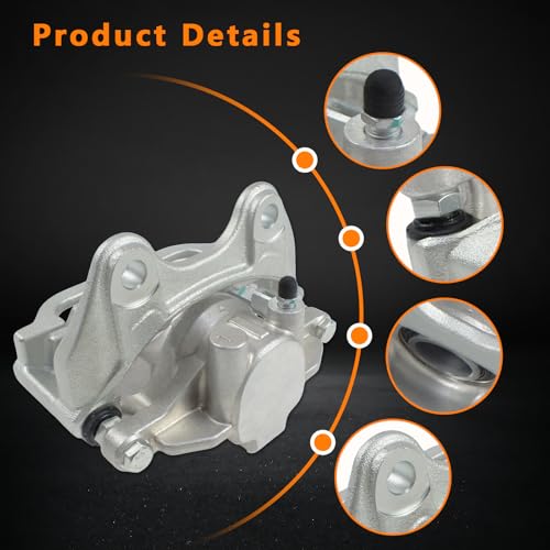 Image of 2 Pcs Rear Brake Caliper Fit for 2007-2020 Cadillac Escalade, Chevy Suburban Avalanche Silverado Tahoe, GMC Yukon Sierra 1500, Disc Brake Caliper w /Bracket Replace for 18B5030 18B5031