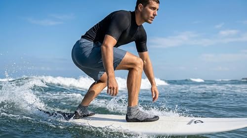 Image of WHITIN Ultra Portable Barefoot Sock Shoes for Women and Men YG02 | Eco-friendlier, Multi-Purpose, Zero Drop, Minimalist, Water Yoga Beach Aqua Aerobic Shoes with Rubber Bottoms
