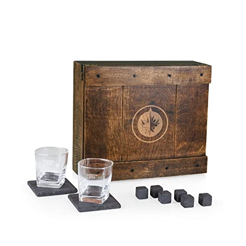 PICNIC TIME NHL Winnipeg Jets Whiskey Box Gift Set