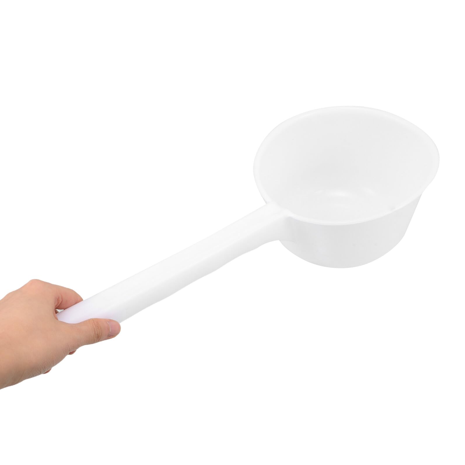 Cucharón de Agua de Plástico con Mango Largo Cucharón para Sopa y Baño de Gran Capacidad Utensilio Versátil para Cocina Jardín y Limpieza Doméstica