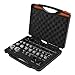 Jelquix 44PCS Nut and Thread Checker, Aluminum Alloy Metric and Imperial High Accuracy Thread Identifier Gauges, Storage Box Checker with Automotive Use, Ideal for Plumbing Industrial