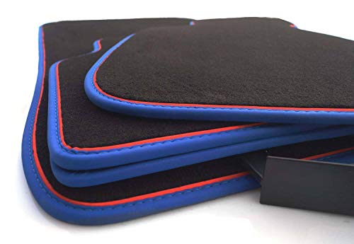 Set di tappetini per auto di alta qualità, tuning interno sportivo, valorizzazione e cura, tappetini in velluto originali di qualità