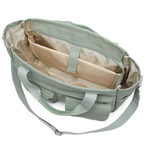 2Pcs/Set Large Canvas Tote Bag for Women, Laptop Work Bags Crossbody Shoulder Hobo Handbag Purse Travel Gym Teacher College3