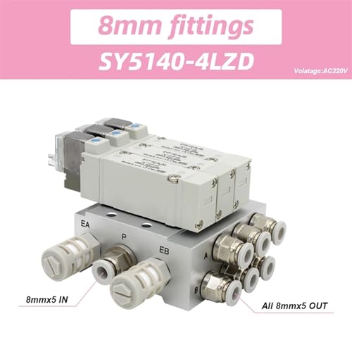Combinaison d'électrovanne SY5140 pour stabiliser vos vérins
