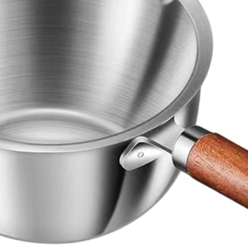 Olla pequeña para aceite caliente que evita salpicaduras con su mango cómodo 4