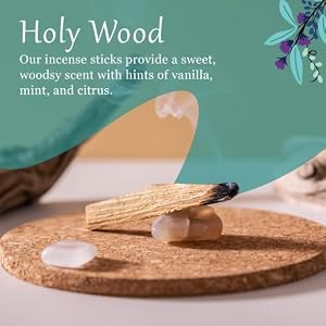 Palo Santo Sticks Incense Sticks for Spiritual Cleansing Stress Relief Meditation Accessories Home Fragrance Sustainably Wild Harvested Pack of 6 Alternative Imagination