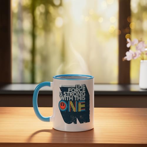 Taza Retro Cerámica Star Wars 11 oz Azul/Blanco miniatura 3