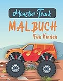  Monster Truck Malbuch Für Kinder: Fun-Aktivität Fahrzeuge Buchen Mit Grossen Lastwagen für Jungen und Mädchen im Alter von 4-8  Perfektes Geschenk