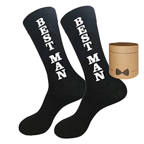 PAIXUN Funny Groomsmen Socks