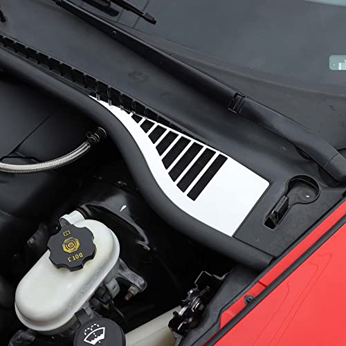 Image of Engine Bay Panel Cover for C6 Corvette 2005-2013, Stainless Steel Rear Engine Cover Guards Protector Splash Shield, Fuse Box Cover (Type H Engine Water Guidance Sink)