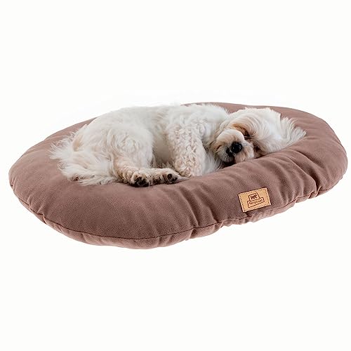 Ferplast Cuscino Cane e Gatto RELAX MICROFLEECE, Cuccia in Caldo e Soffice Micropile per Taglia Piccola, Lettino per Cani Lavabile, 55 x 36 x 12 cm. Grigio Tortora
