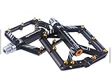 mtb flat pedale schuhe Die Größe des Fahrradpedale beträgt 108mm (L) * 97mm (W) * 21mm (H), besser an die Sohlen angepasst, große Pedale bieten ein komfortableres Fahrerlebnis und machen die Fahrt sicherer.