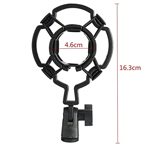 Suspension anti-choc universelle pour micro de studio noir