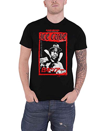 Ice Cube T Shirt Kanji Peace Sign Logo Nouveau Officiel Homme Noir Size M Cover