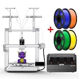 （Bundle Anycubic Kobra X Combo 3D Printer + ANYCUBIC PLA Filament 1.75mm 4KG (Blue + Green + Orange + Yellow)