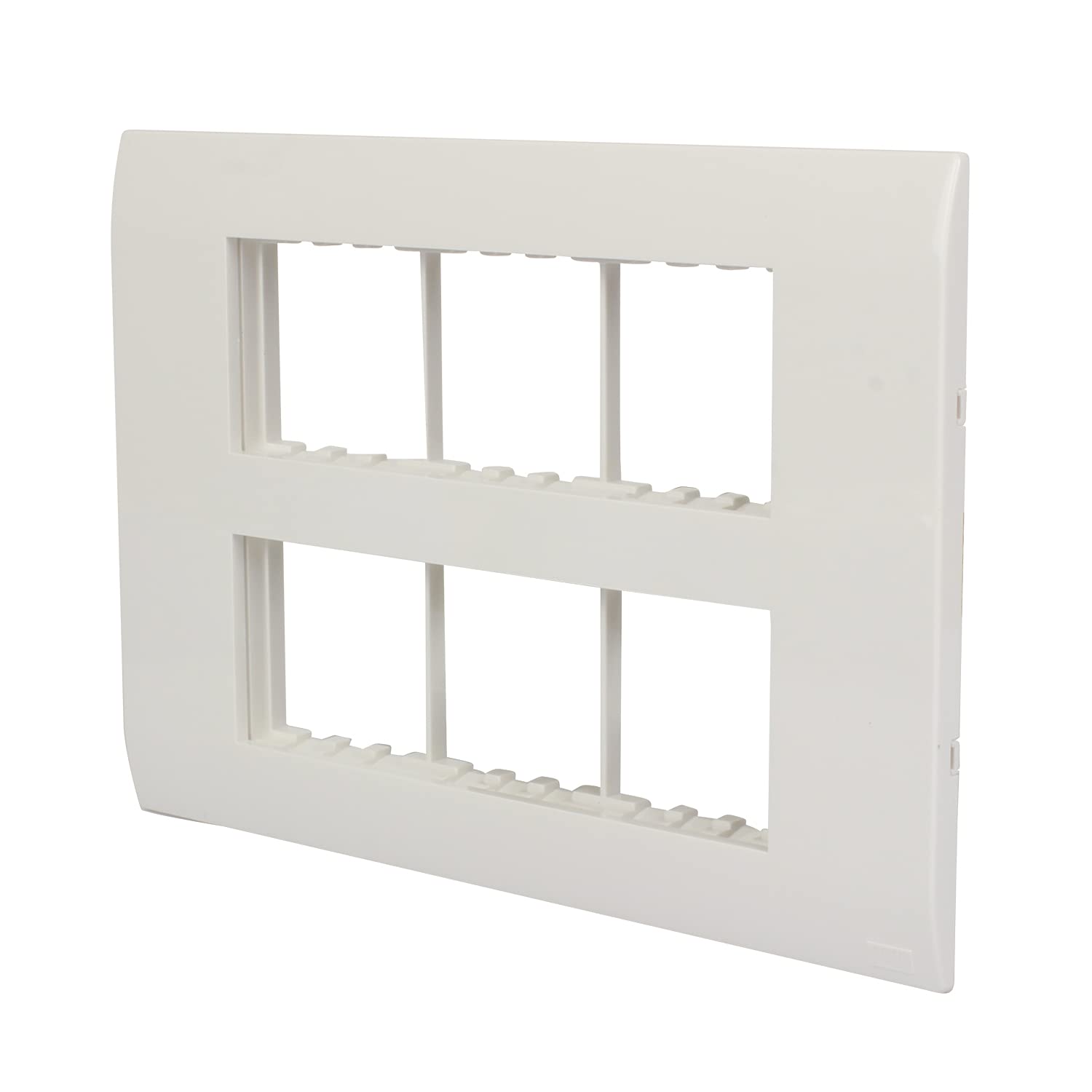 Anchor Roma Plus Modular Switch Plate - White -3 Anchor Roma Plus Modular Switch Plate - White -3