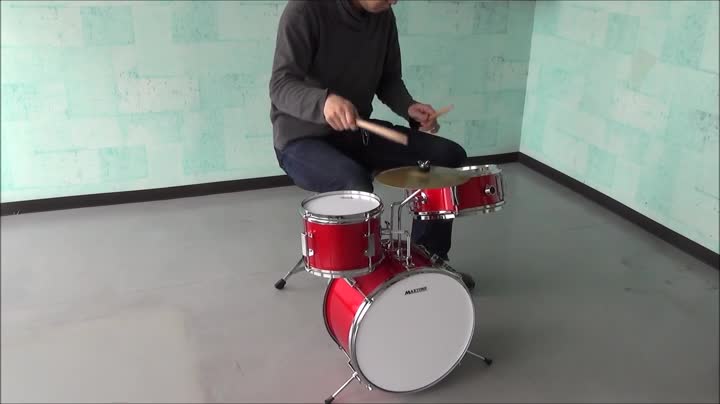 に値下げ! MAXTONE ジュニア ドラムセット MX-60 レッド | sport-u.com