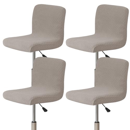Image of Chair Covers Bar Stool Cover 4pc Bar Chair Cover Swivel Bar Stool Slipcover