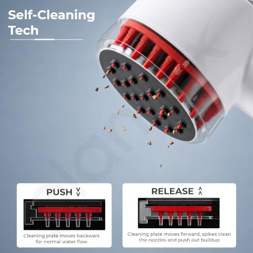 Image of Plantex Self Cleaning Health Faucet for Toilet /ABS Plastic Jet Spray for Bathroom /Hand Gun /Without Hose Pipe - Pack of 1 (White)